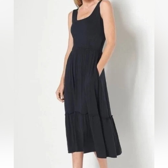 Jason Wu casual Black Sleeveless Midi Dress - Picture 1 of 9